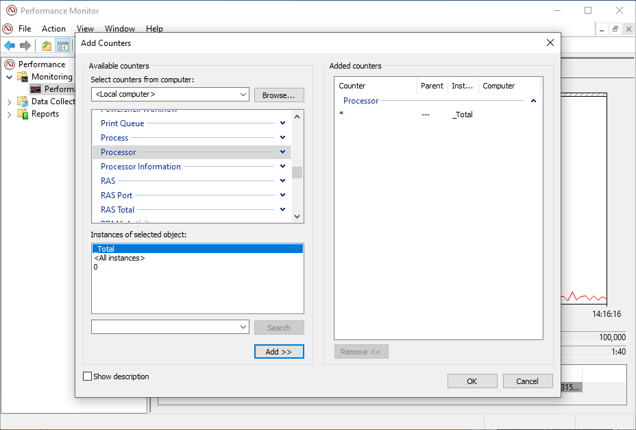 Windows Performance Monitor
