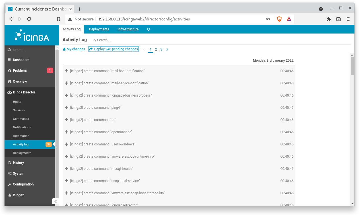 Icinga Web 2 Director