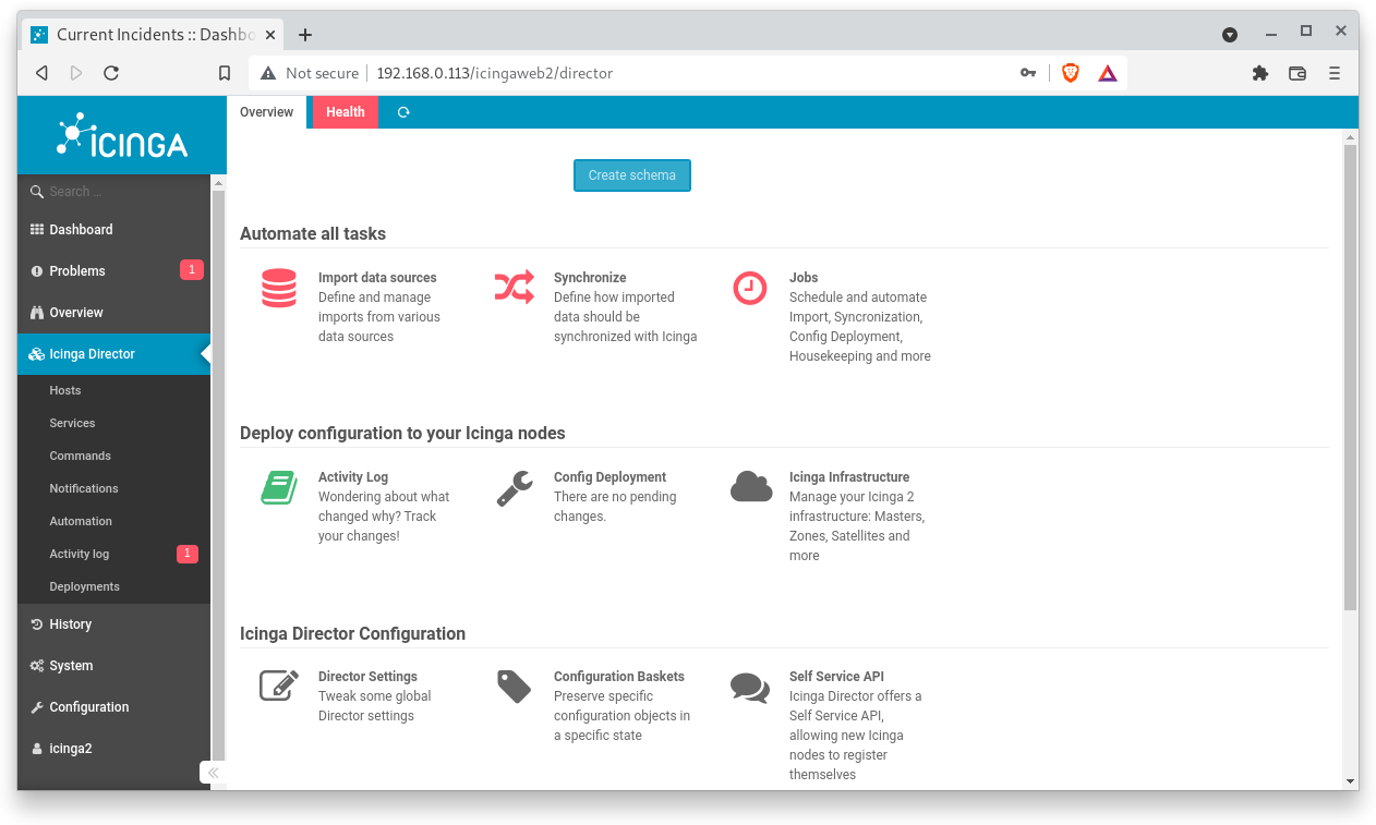 Icinga Web 2 Director