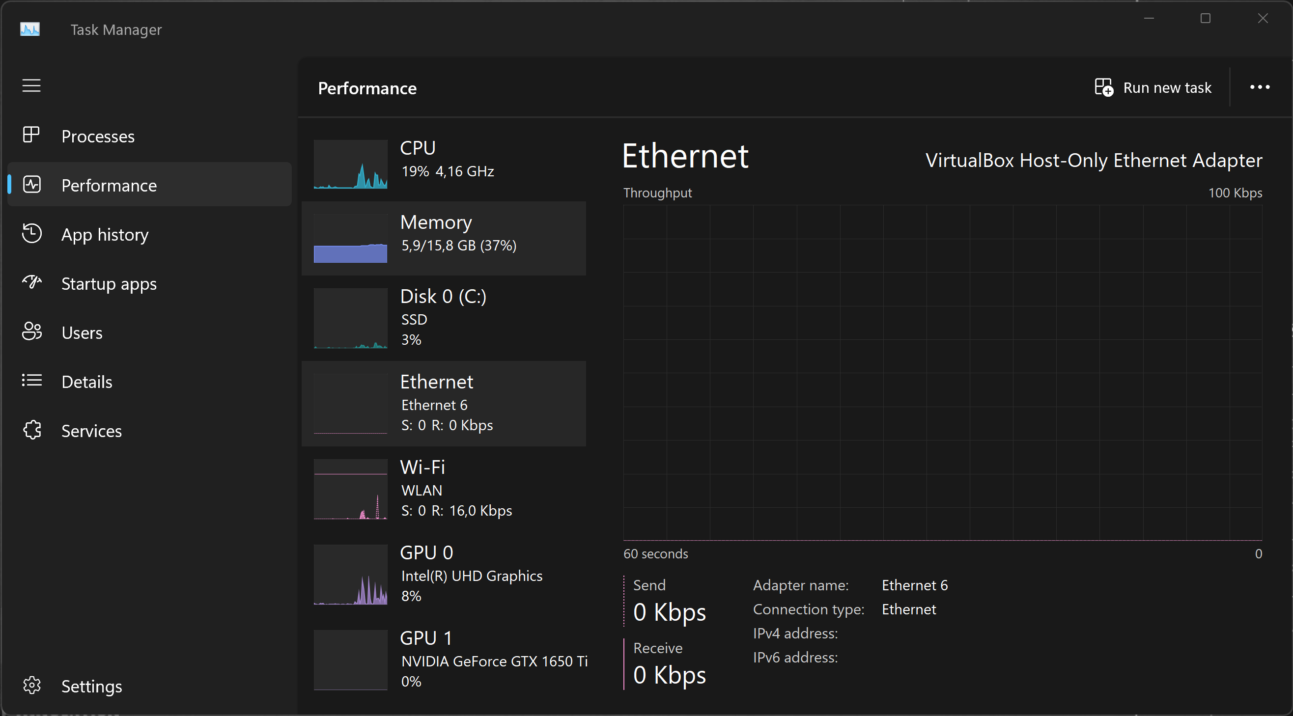 Windows Task Manager (advanced view)